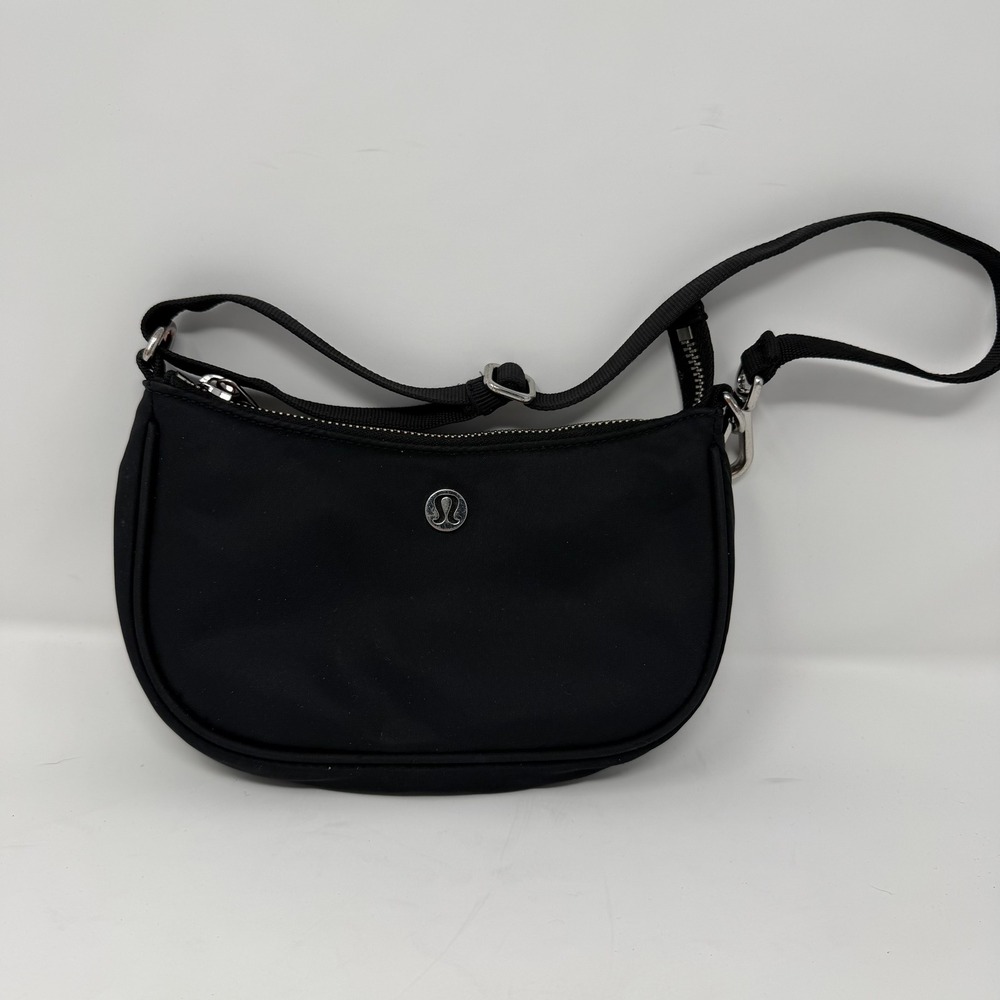 Lululemon City Essentials Shoulder Bag 4L Nylon Black Women O/S Black Mini Bag